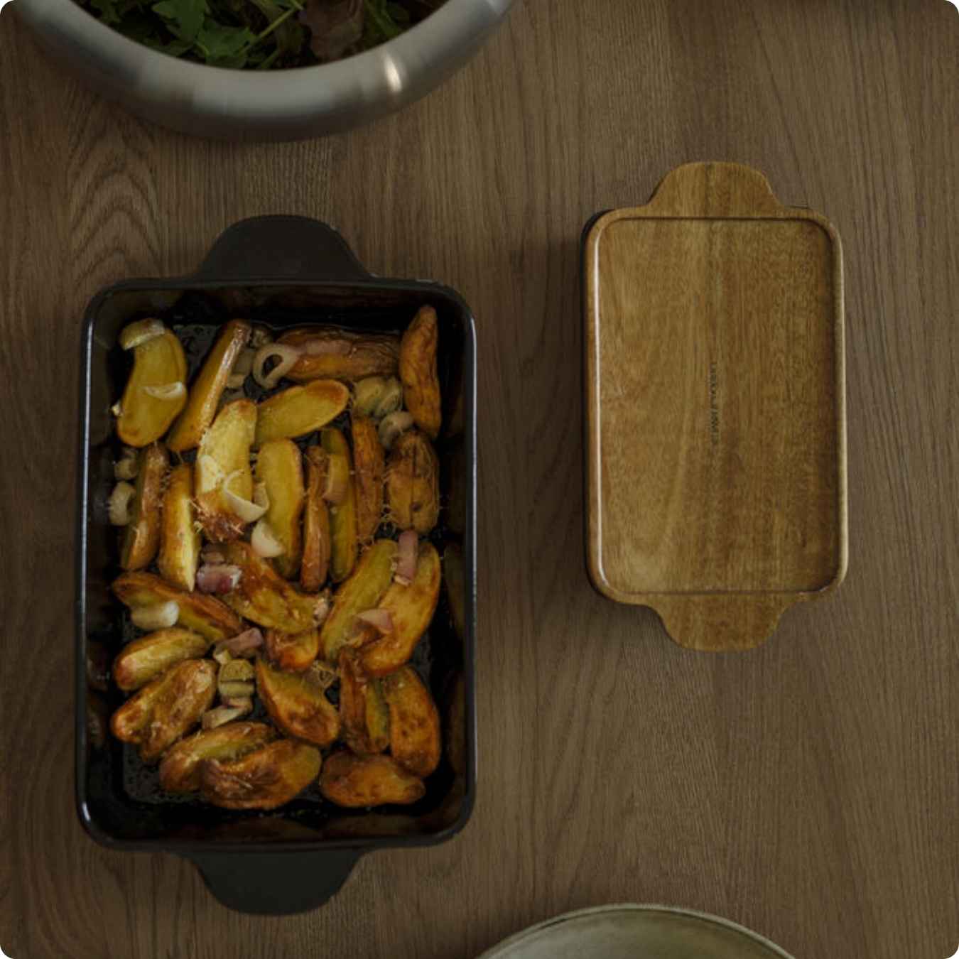 Orrefors Jernverk - Gratinskåle 2-pak recycled stentøj